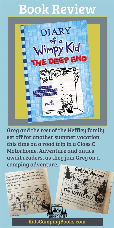 “Diary of a Wimpy Kid, The Deep End” Book Review - Camping Trip