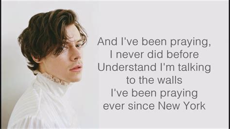 Harry Styles - Ever Since New York (Lyrics & Pictures) - YouTube