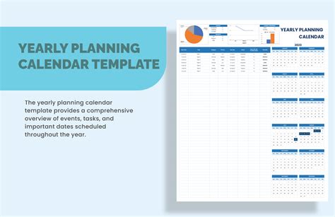 Yearly Planning Calendar Template in Excel, Google Sheets - Download | Template.net