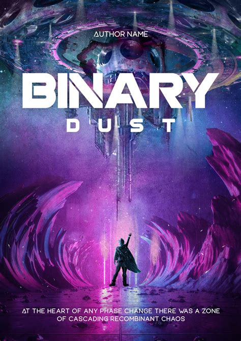 Binary Dust - Book Cover Design - ikaruna