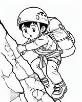 Mountain Climbing Coloring Pages sketch template