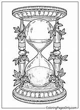 23 Páginas Para Colorear De relojes Arena  ColoringPagesOnlycom sketch template
