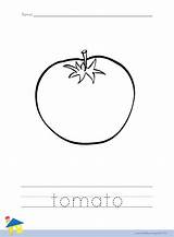 Tomato Coloring Worksheet – The Learning Site sketch template