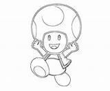 Toad Mario Coloring Pages Printable sketch template