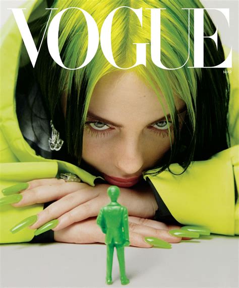 BILLIE EILISH in Vogue Magazine, March 2020 – HawtCelebs