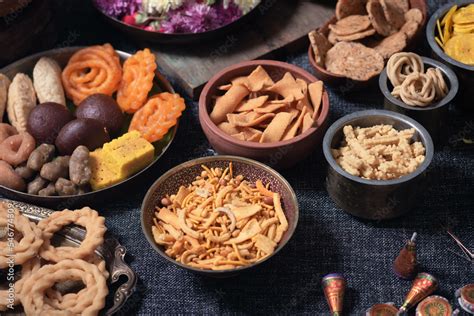 Tamilnadu Special Sweets and Snacks Stock Photo | Adobe Stock