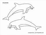 Dolphins Coloring Pages  Learny Kids sketch template