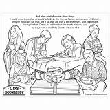 Lds Family Coloring Pages sketch template