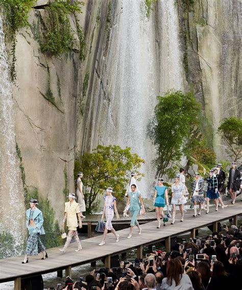 karl lagerfeld's imagination came to life at chanel fashion shows