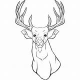 Deer Coloring Page Printable sketch template