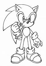 Free Printable Sonic The Hedgehog Coloring Pages For Kids sketch template