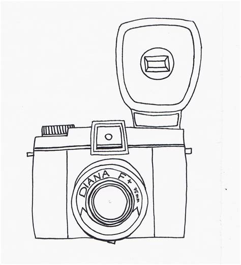 Simple Camera Drawing at PaintingValley.com | Explore collection of ...