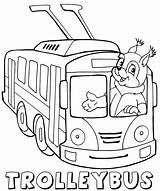 Trolley Coloring Pages  Nation sketch template