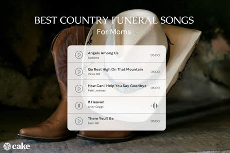 50+ Best Country Songs to Play at a Funeral or Memorial | Cake Blog ...