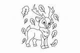 Caribou Coloring Pages sketch template