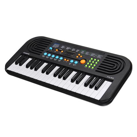 37-Key Digital Music Piano Keyboard - Portable Electronic Musical Instrument USB Input MP3 ...