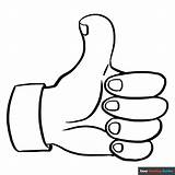 Finger Coloring Pages sketch template