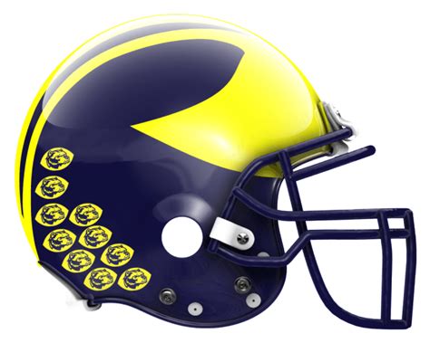 University of Michigan Helmet Logo - LogoDix