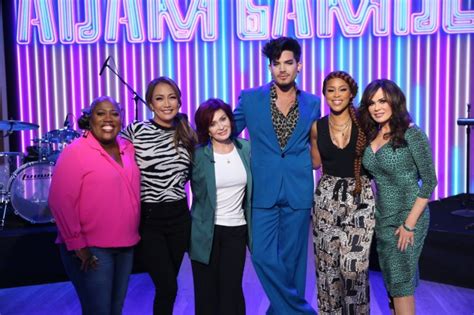 Adam Lambert Appeared On Tuesday's "The Talk," CBS Shares Video ...