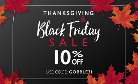 Thanksgiving & Black Friday Sale