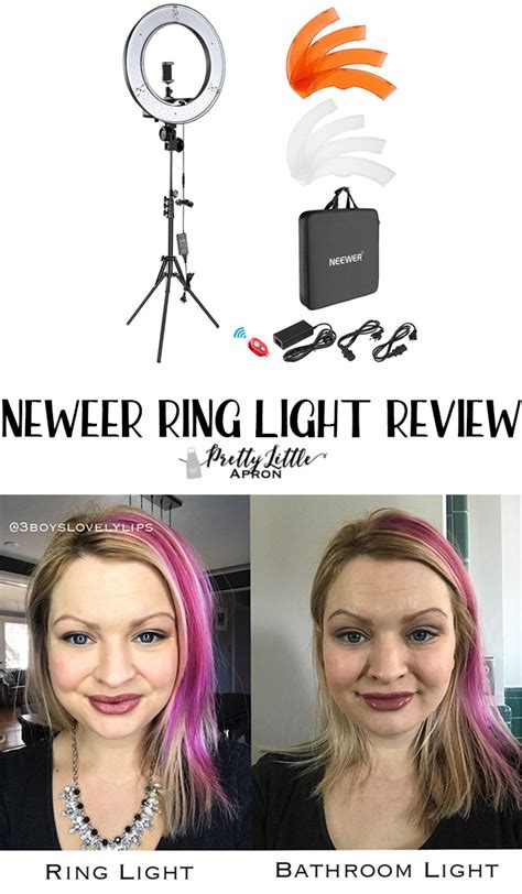 Neewer Ring Light Review - An Honest Opinion - Pretty Little Apron