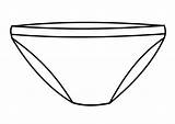 Underwear Coloring Page Sketch sketch template