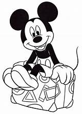 Disney Coloring Pages Mickey Mouse sketch template