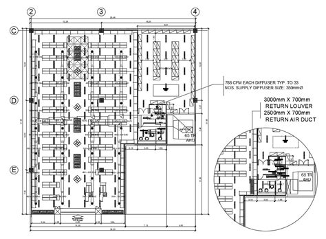 Industrial Factory Floor Plan Download CAD Drawing - Cadbull