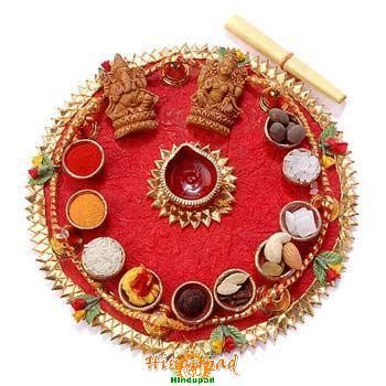 Diwali Puja Thali Decoration Ideas – How to decorate Diwali Pujan Thali - HinduPad