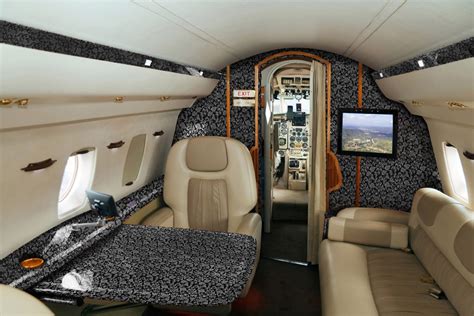 Private Jet Interior Cockpit