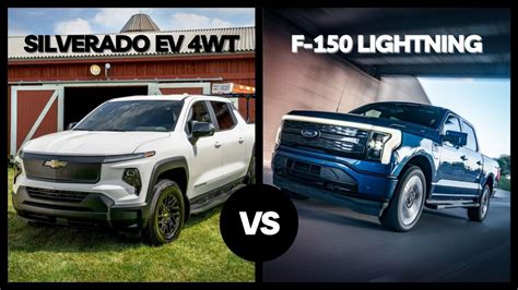 2024 Chevy Silverado EV 4WT VS Ford F-150 Lightning Comparison ...