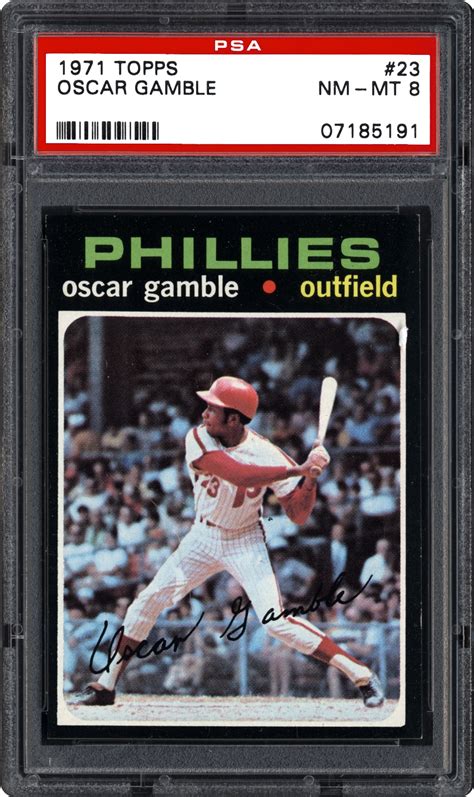 1971 Topps Oscar Gamble | PSA CardFacts™