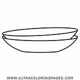 Plate Coloring Page  Ultra Pages sketch template