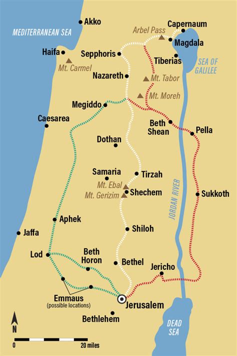 Tracing The Path Of Faith: A Journey From Galilee To Jerusalem - Map France Belgium Germany