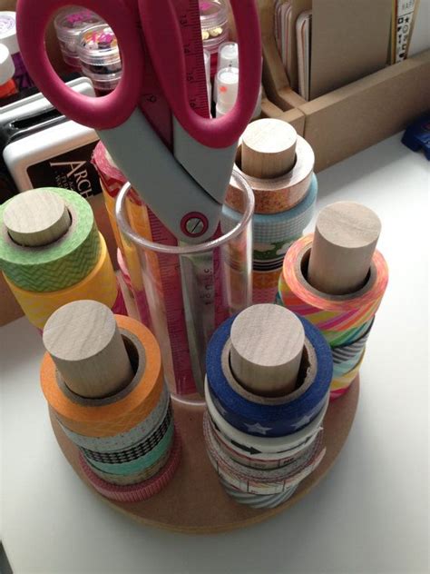 Pin by Sarah Elise on planner ideas | Tape organizer, Washi tape, Scrapbook organization