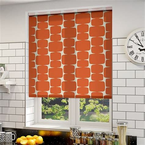 Lohko Flame Roller Blind | Blinds, Roller blinds, Mid century modern interior design