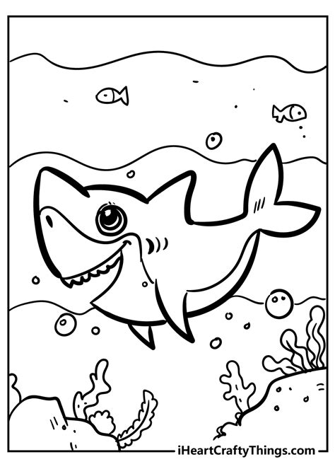 25 Shark Coloring Pages