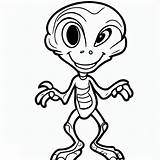 Funny Alien coloring Page  Download Print Or Color Online For Free sketch template
