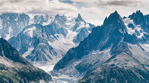 High mountain, chamonix, france, aiguille du midi, peak, europe, ridge, HD wallpaper ...