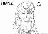 Thanos Coloring Pages By Mustafa Munir Arts  Free Printable sketch template