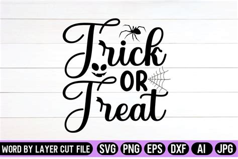 Trick or Treat SVG Graphic by SVG Artfibers · Creative Fabrica