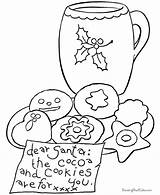 Cookies Coloring Page  Home sketch template