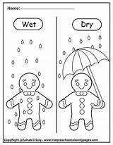 Opposites Coloring Pages Big Opposite Colouring Small Little Words  sketch template