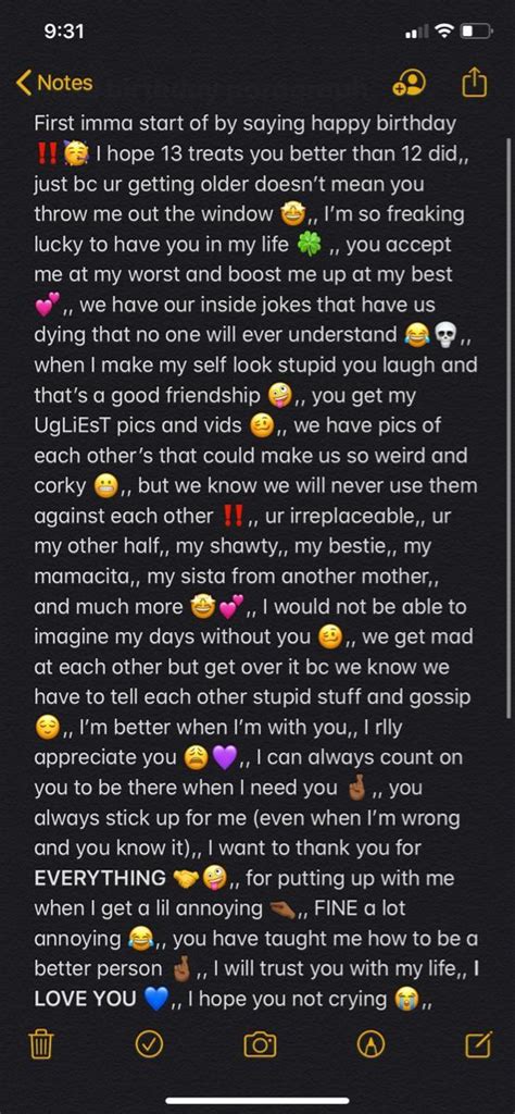 Paragraph for my bestie birthday 🥳 | Friend birthday quotes, Friend ...