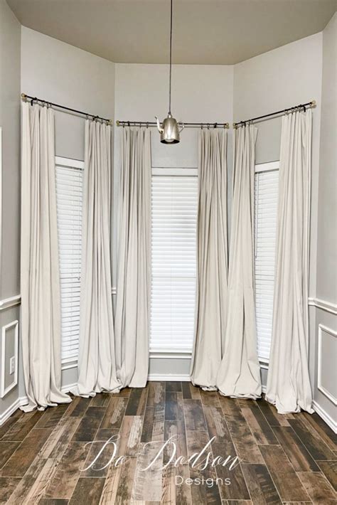 DIY Drop Cloth Curtains... No-Sew Method | Do Dodson Designs