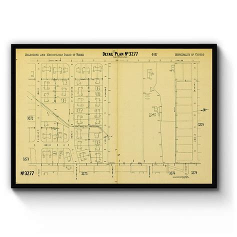 Coburg, Victoria Australia Vintage Map #79 (1946) – Vintage Maps