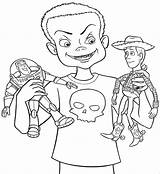 Toy Story Coloring Page sketch template