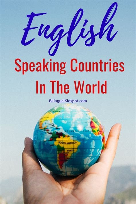 English Speaking Countries Around the World: Official & Unofficial