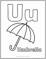 Alphabet Letter “U” Coloring Page  Print It Free sketch template