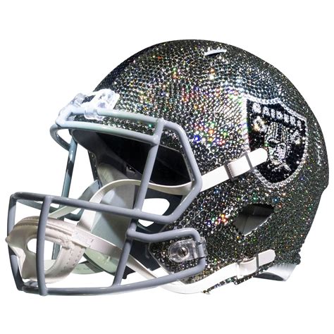 Las Vegas Raiders Swarovski Crystal Large Football Helmet - Walmart.com ...